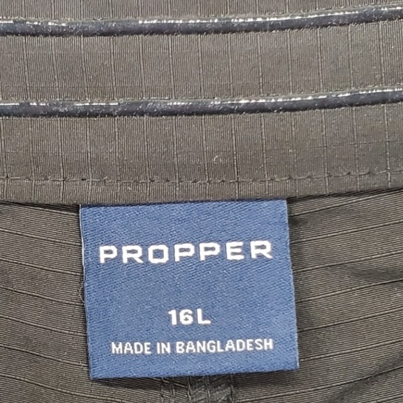 Propper Edgetec EMS Tactical Cargo Pant 16L 38x30 Black Straight Relaxed NWT New - Picture 14 of 16